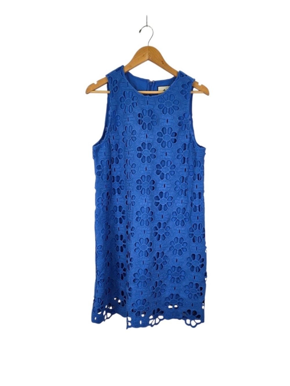 Tuckernuck Sapphire Blue Floral Lace Marlowe Dress